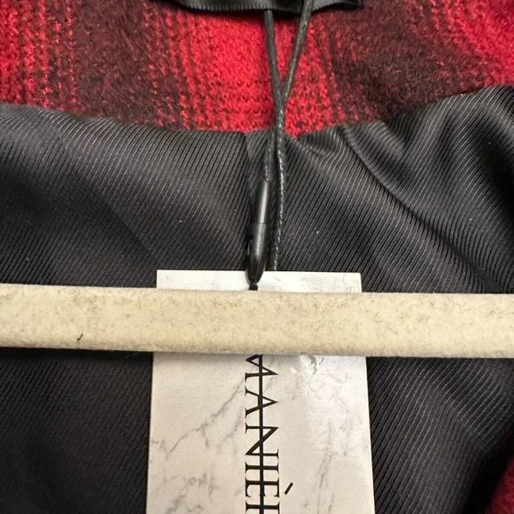 Men's Premium Check Wool Biker Jacker - Extremely Rare Last One - Picture 2 of 2